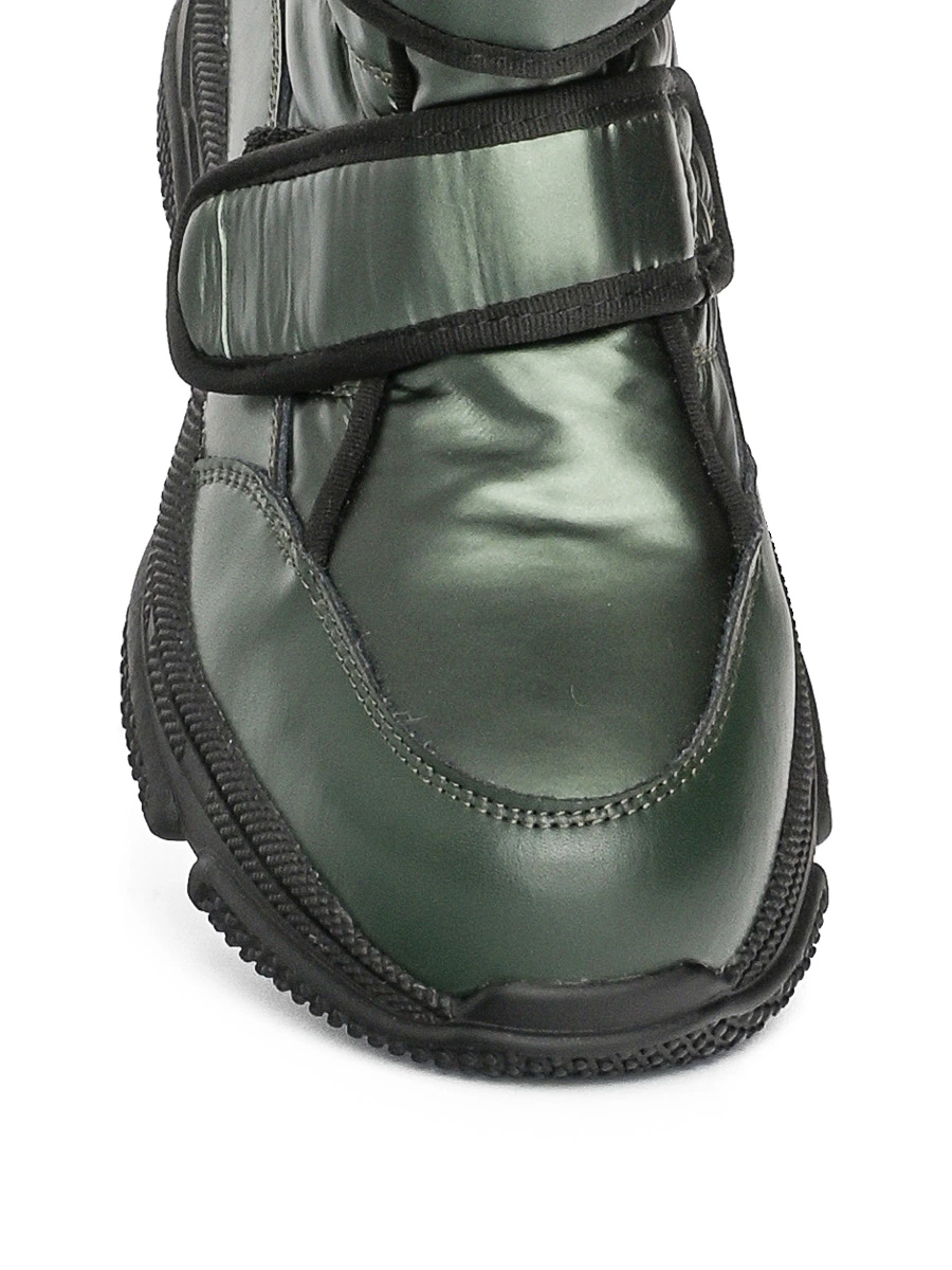 Зеленые ботинки на липучках
